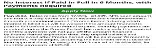 2602 - 6 Months No Interest, with Payments (84 months) - (78 Principal Pmts)